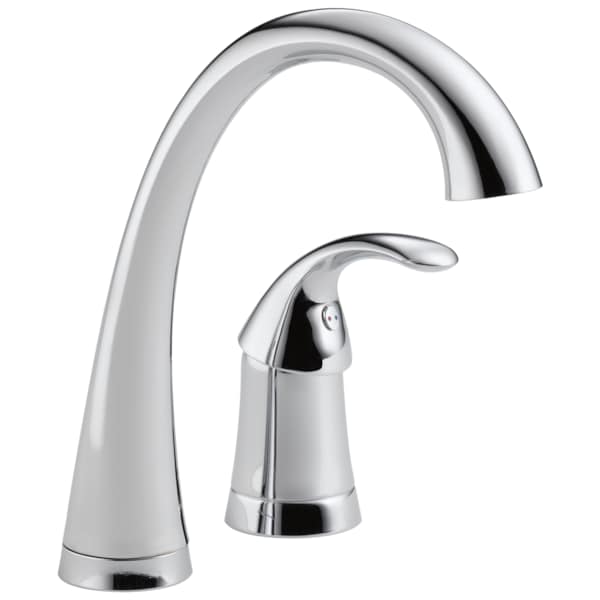 Delta 4" Mount, Commercial 2 Hole Kitchen Faucet 1980-DST | Zoro